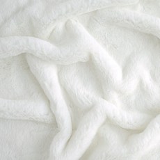 柔軟寬幅單面絲絨環保人造名人熱銷毛皮布料, 1個, 白象牙色