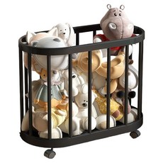 From Papa移動式大容量收納籃, 黑色, 1個