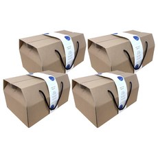 Inp 多用途繩提把盒 4號(27.5 x 18.5 x 9 cm) 4入 + 滿載誠意腰帶紙 4入套組, 1套, 混色