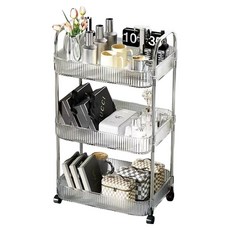 Roy 透明推車 36 x 25 x 67 cm, 鋼, 3層