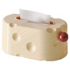 微笑的衛生紙盒 起司點綴, 紅色