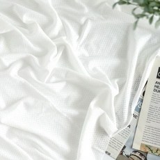 부드러운 초대폭 밤부 에어매쉬 싱글 쟈가드 다이마루 에어블리 원단, 백아이보리, 1개 백아이보리, 1개