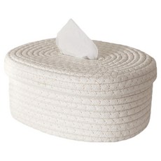 微笑衛生紙盒籃子, 白色