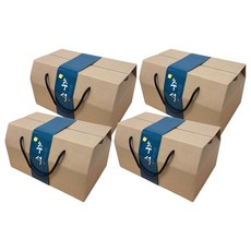 Inp 多用途繩提手盒 4號(27.5 x 18.5 x 9 cm) 4入 + 滿月中秋腰封 4入 套組, 1套, 混色