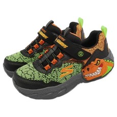 SKECHERS 兒童款 DINO-LIGHTS D楦運動鞋 400615LBKOR