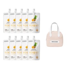 YEONDOOFARM 妍杜農場 NFC 100%鳳梨原汁 附保溫/冷便當手提袋 顏色隨機, 10個, 100ml