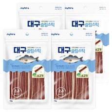조이펫 강아지 대구 슬림스틱 간식, 소고기, 70g, 4개