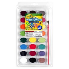 Crayola 繪兒樂 可水洗水彩, 24個, 57g