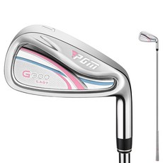 PGM Golf 女士高爾夫7號鐵桿 鋼製 G300, 34度, R