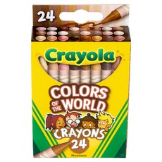 Crayola 繪兒樂 世界彩色蠟筆, 24色, 1盒