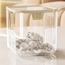 Himlum 實用膠囊洗衣球收納盒 大號 15 x 15 x 14.5 cm 附蓋, 1個, 混合色