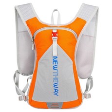 Parajuni 健行登山自行車戶外運動輕量包後揹包 HJ0661, 橘色, 1個