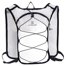 LUYISABER 跑步 自行車 健行 運動 健身 輕量 後揹包 HJ0659, 1個, 白色
