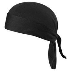 Parajuni 吸汗海盜帽 頭戴配件 自行車帽 頭巾 HJ0663, 1個, 黑色