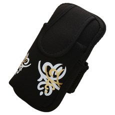 디노 런닝 스포츠 패턴 암밴드, 블랙, 1개