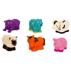 battat 沐浴玩具, 農場 霓虹, 1套