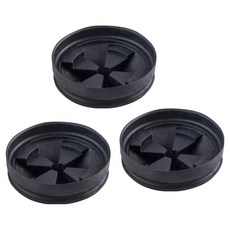 InSinkErator廚餘處理機橡膠蓋 3入, 黑色, 單一商品