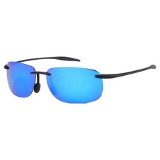 American Road TR無框偏光運動太陽眼鏡 HR2471, 1個, 黑藍色