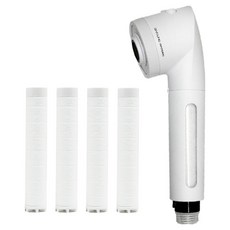 Daeseong Water韓國產全淨廚房用濾水器 白色+替換濾芯 4入組, 1個