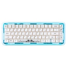 MONSTARGEAR 142鍵 PC 櫻桃 韓文 廣安裡 夜景 客製 點綴 鍵帽, 半透明白色, 釜山