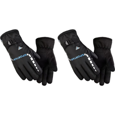 Wellpick 運動冬季防寒手套 左右一組, 黑藍色