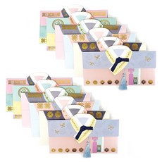 Sweet Day 韓服祝賀信封 6款 x 2入組, 混色, 1套