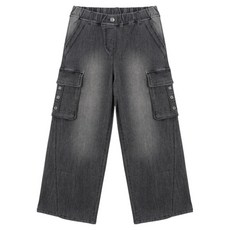 JCB 兒童工裝寬版牛仔褲