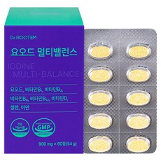 Dr.ROOTEM 正品碘多功能平衡, 60錠, 1個