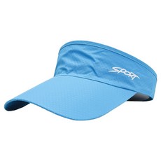 Glow Earth 短帽簷慢跑帽, 1個, 天藍色