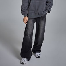 JCB 青少年直筒水洗丹寧褲