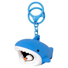 iiGEN 까꿍 상어 말랑이 인형 키링 펭귄, 1개