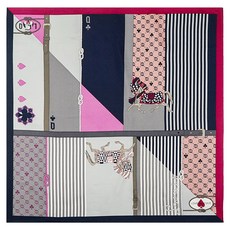 LouisQuatorze 絲質迷你絲巾 Louisiana 2WSM372