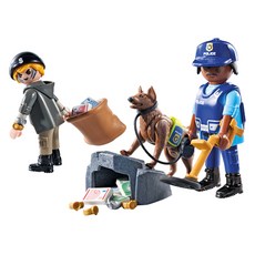 Playmobil 摩比人 警察與搜索犬 71731, 1個