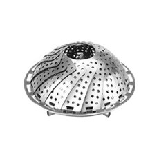 Daily Co 簡約不鏽鋼折疊式蒸架 中, 1個, 26cm