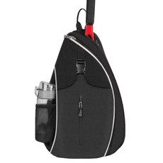 機能性輕巧單肩網球包, 黑色, 1個