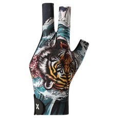 Coresis 頂級撞球手套 左手專用, 1個, 老虎