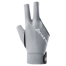 KOVIRA 簡易撞球手套 右手配戴, 淺灰色, 1個