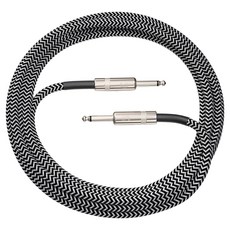 D'Addario 編織樂器導線 BK PW-BG-20, 1個