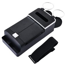 Ez2mk 다기능 팔걸이 겸용 콘솔박스 수납함 MS-1470, 블랙, 컨텐츠 참조