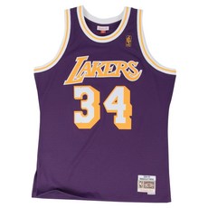 NBA 男女通用 Swingman 球迷版球衣 洛杉磯湖人隊 Shaquille O'Neal 96 97