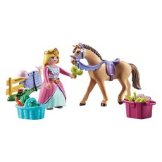 Playmobil 摩比人 入門組合 公主與馬公仔 71801, 1個