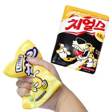 아가플러스 퍼니 봉지과자 폭신 스퀴시 2종 세트, 랜덤발송, 1세트, 60g