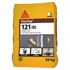 씨카 미장 접착 몰탈 씨카탑121 B제 20kg, 1개