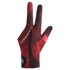 Coresis 頂級撞球手套 C型 左手用, C型-深紅色, 1個