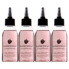 SENSBODY 草莓身體纖活按摩凝膠 酸甜草莓香, 100ml, 4個