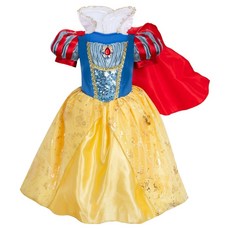 迪士尼商店 兒童白雪公主洋裝 角色扮演服 7~8歲, 1套, ver1