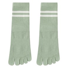 Selliving 健身瑜珈皮拉提斯防滑中筒腳趾襪