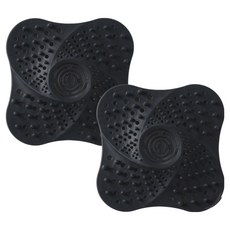 한봄누리 하수구 트랩 머리카락 이물질 차단마개 2p, 블랙