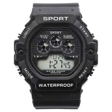 Soyo Sanghoe 舒適穿戴電子運動手錶, 1個, 黑色