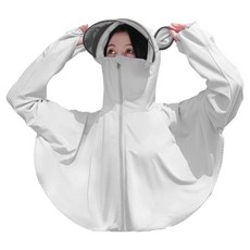 AIR 艾瑞 夏季防紫外線鏡片遮陽帽防曬衣/戶外透氣網眼長袖薄開衫/輕薄防曬外套